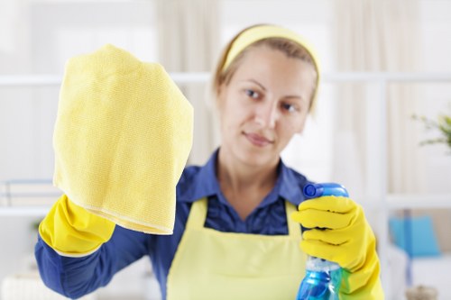 After builders cleaning team removing dust from a Paddington property interior