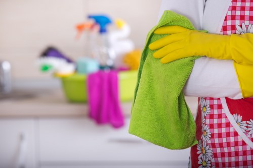 Kitchen deep cleaning during a move-out service in Paddington