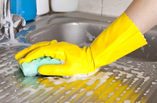 Local cleaner preparing a property for handover in Paddington